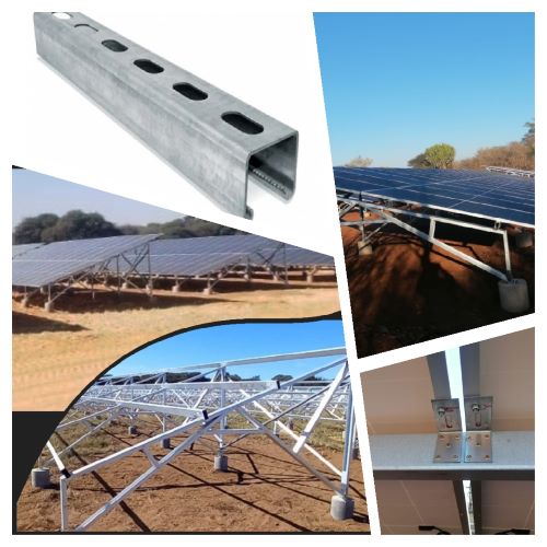 SSA AZ150 G550 Llight Weight Steel Ground Mount Structures